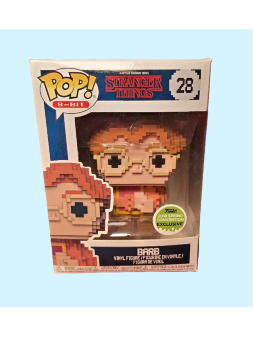 Funko Pop! #28 8-Bit Barb Stranger Things Action Figure pixelated